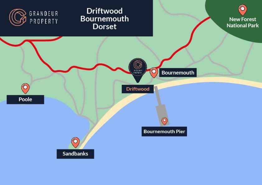 Driftwood By Grandeur Property Bournemouth Exterior foto